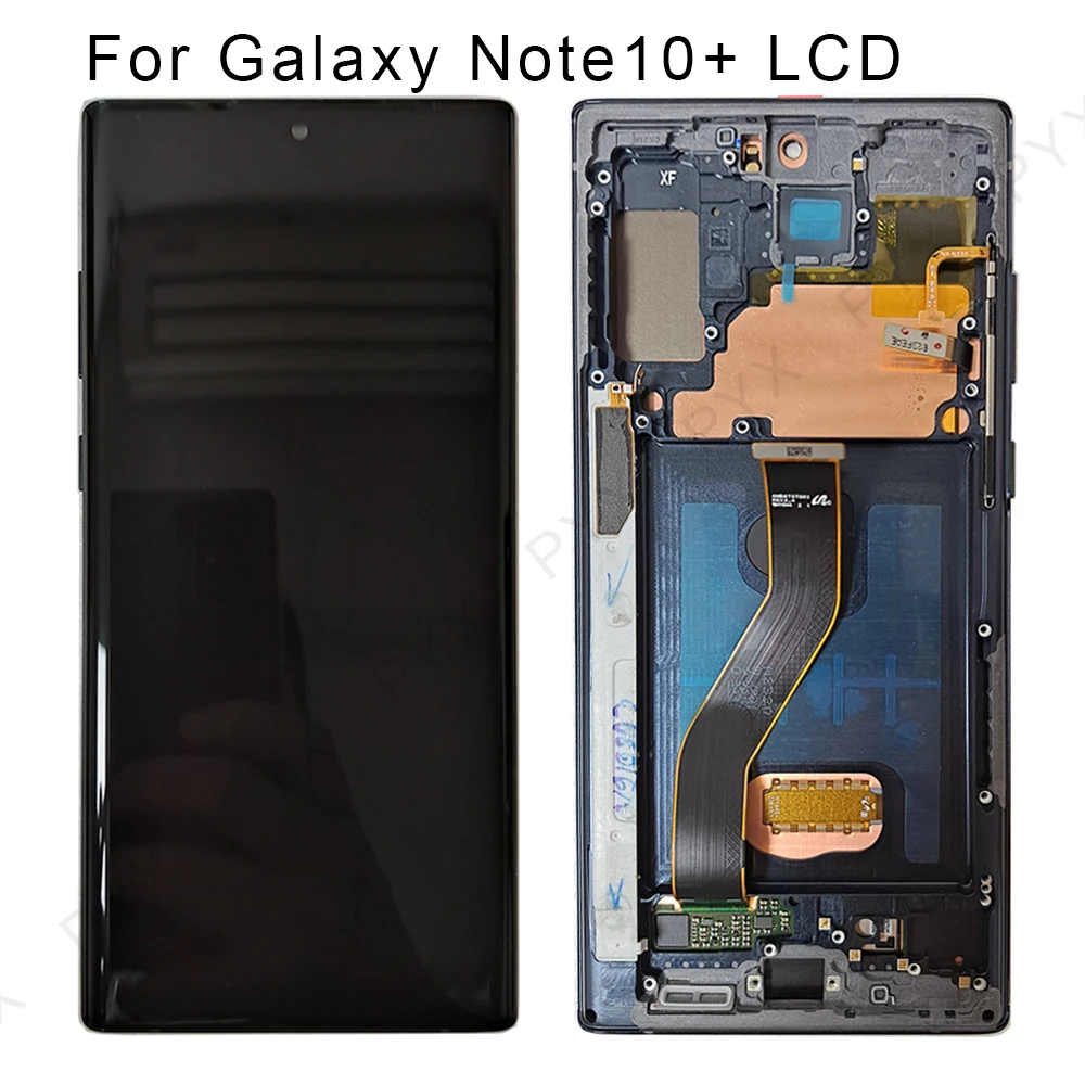 

AMOLED Lcd Screen For Samsung Galaxy Note 10 Lcd N970F note10 plus Lcd N975 N9750 LCD Note 10 Display Touch Screen