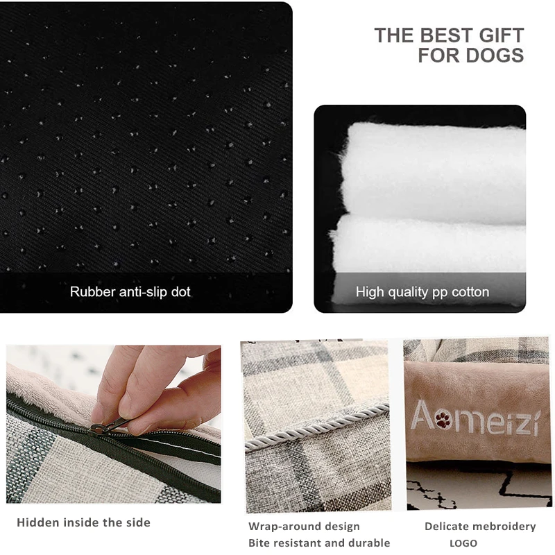 Big Dog Bed Removable Pet Sofa Bed For Small Medium Big Dogs Washable Cat House Mats Soft Pet Sleeping Beds Dog Accessories 4