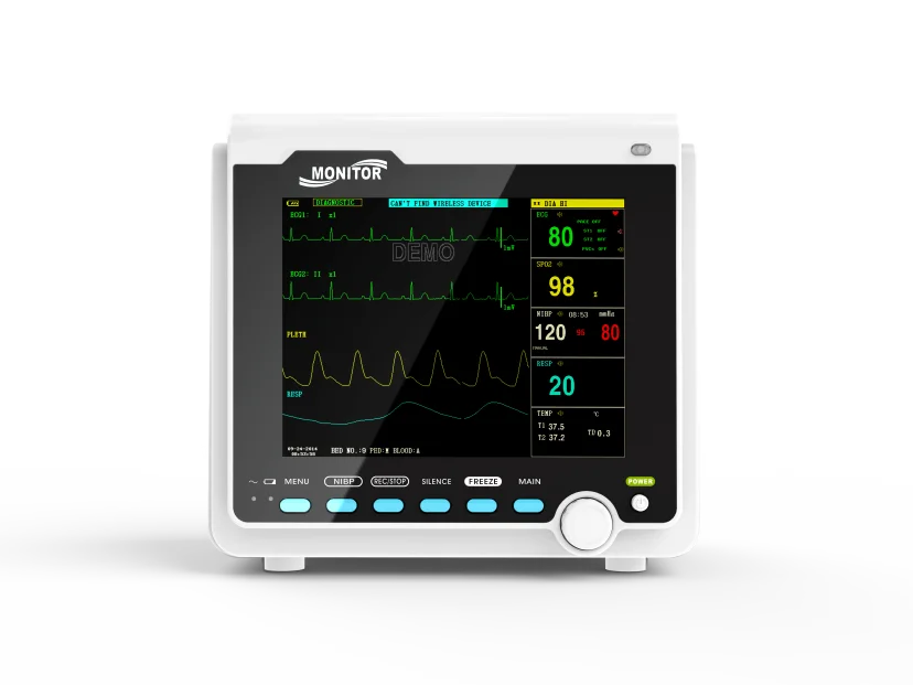 CONTEC CMS6000 Patient Monitor for Human Veterinary 6 Parameters ECG RESP SPO2 NIBP TEMP Display up to 8-Channel Waveform