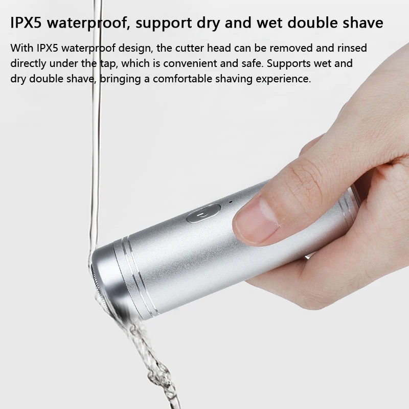 Scheerapparaten Mini Elektrische Scheerapparaat Elektrische Oplaadbare Scheren Machine Voor Mannen Baard Razor Nat Droog Dual Gebruik Water Proof