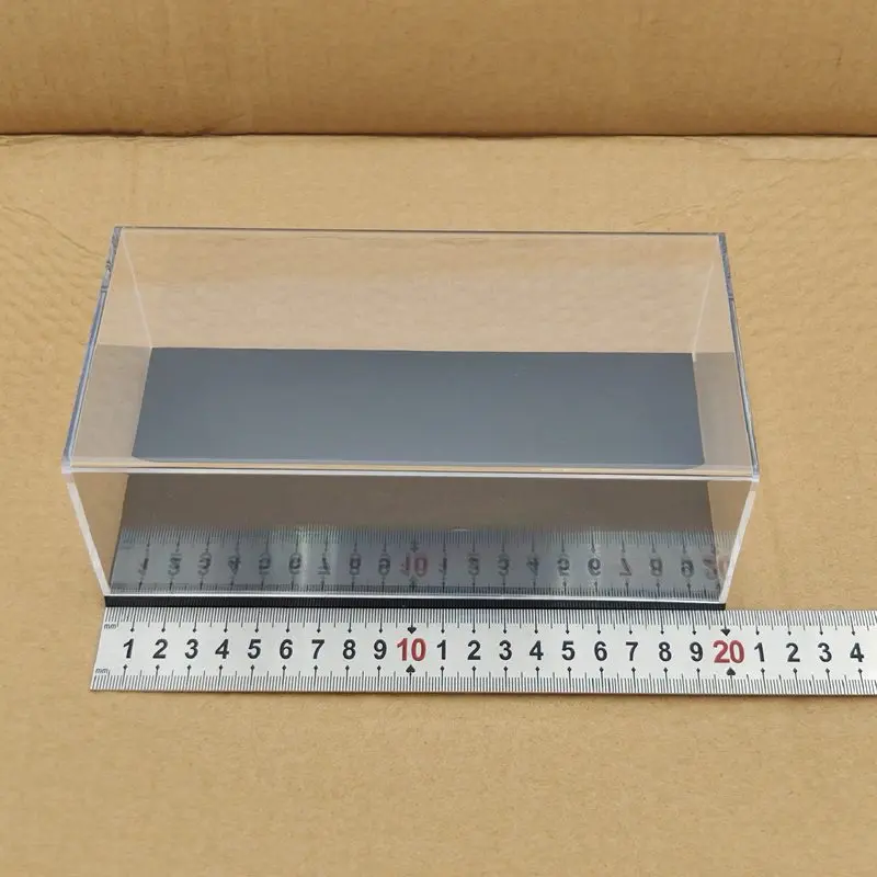 Acrylic Case Motorcycle Model Toys Car Display box Transparent Stand Dustproof Storage Boxes Gifts 20cm