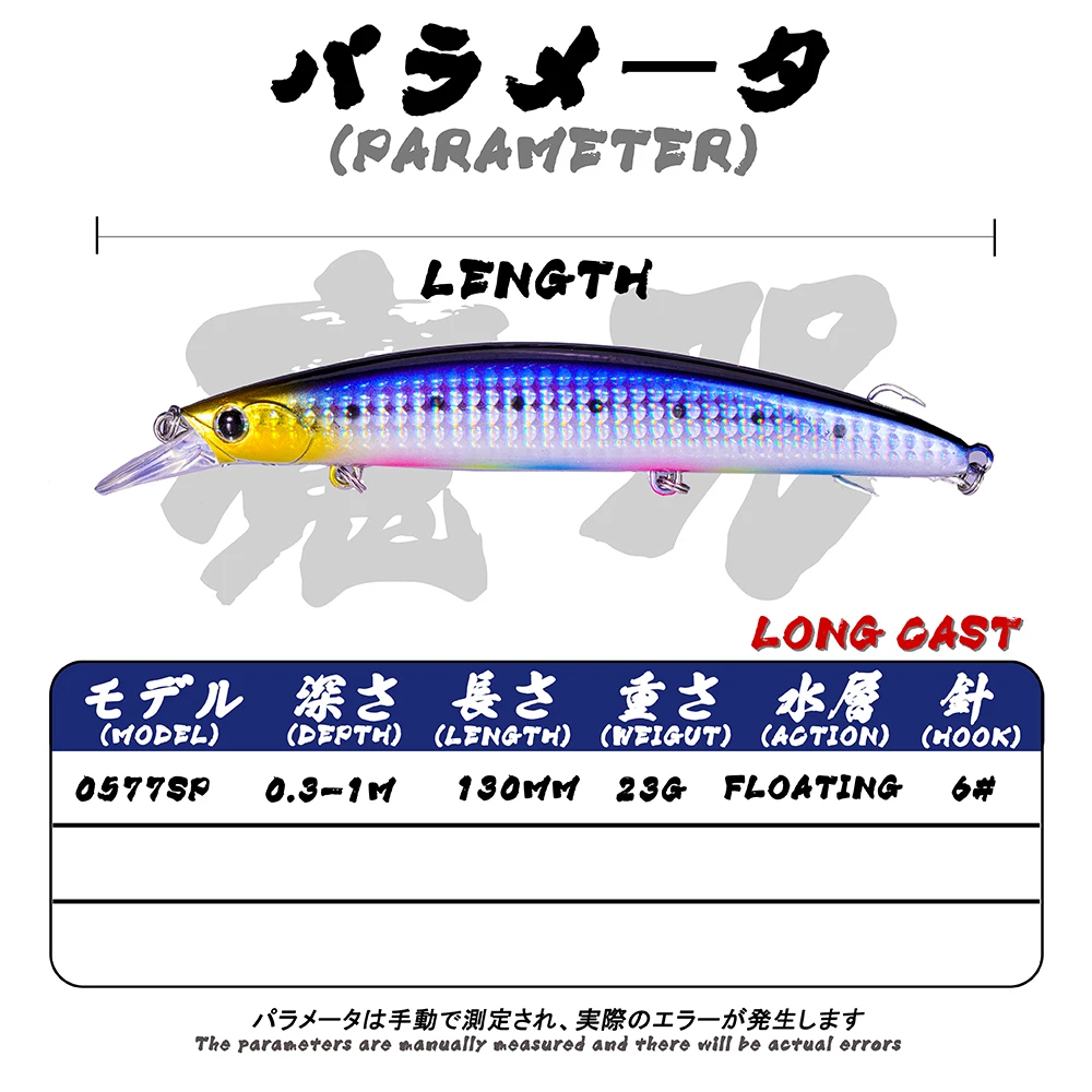 Ace Minnow 13cm – Wobbler flotante Topwater para invierno - imagen 2