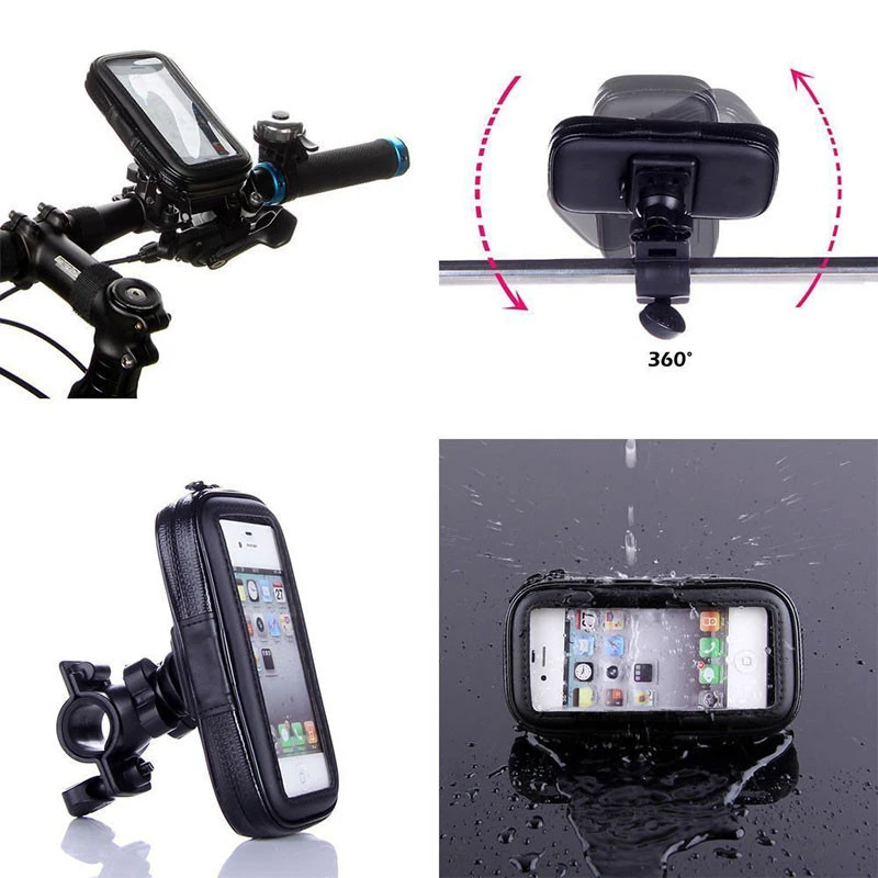 Bicycle Motorcycle Phone Holder Waterproof Case Bike Phone Bag for iPhone Xs 14 Samsung s8 s9 Mobile Stand Support Scooter Cover