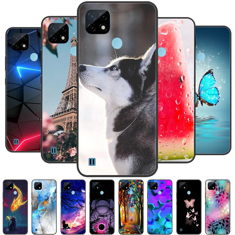 For Oppo Realme C21 Case Silicon Back Cover Phone Case for Realmi Realme C21 C 21 Cases Soft bumper coque RealmeC21 2021 C 21