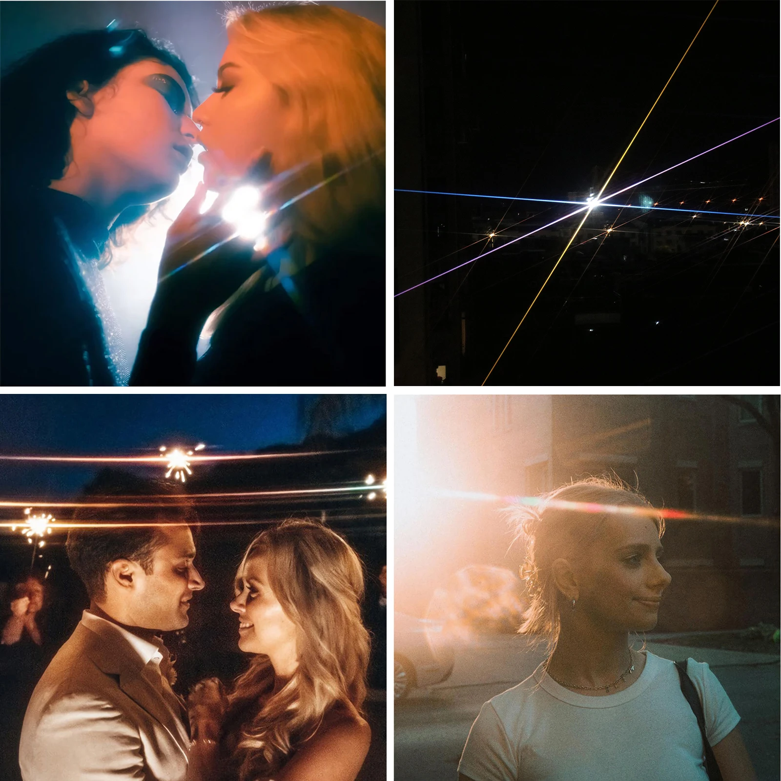 Фильтр для объектива с голубыми радужными полосками, специальные эффекты, анаморфное Оптическое стекло 77 мм/82 мм, расклешенный фильтр для камеры с вращающимся кольцом для DSLR