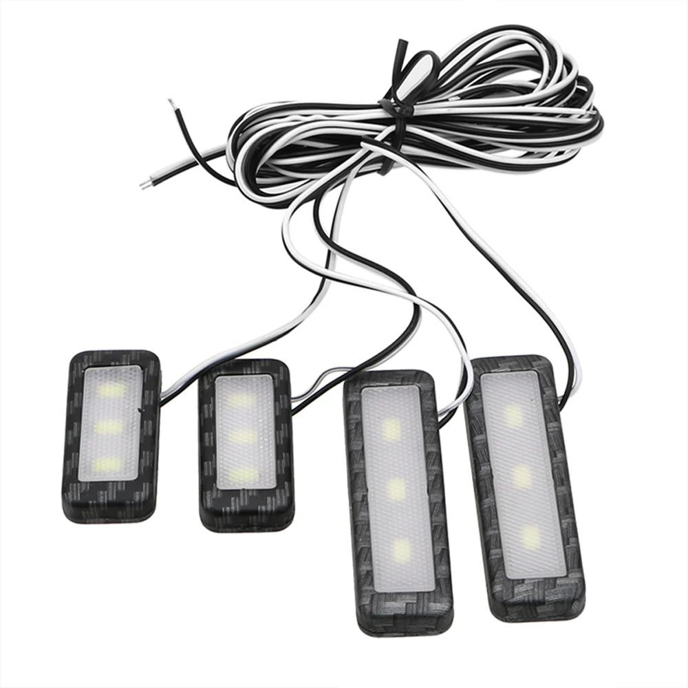 12V Car RGB Lights LED Door Dashboard Foot Ambient Lamp Interior Decorative Illumination Truck Caravan RV Automotive Accessories