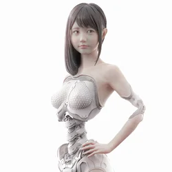 Garage Kit Unpainted Garage Resin Model Kit 1/6 Original Android 001 Resin Figure Kit