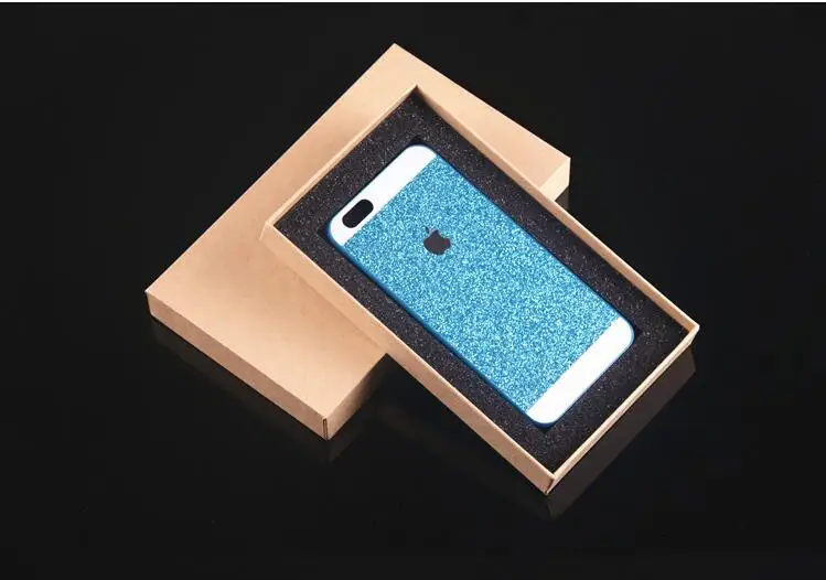 Caja de embalaje con cubierta de papel Kraft, caja de embalaje Universal para teléfono móvil, caja de papel de cartón duro con tapa, 5 uds.