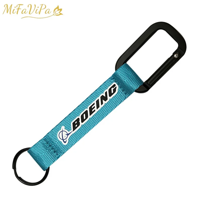 1 PC Boeing Pilot llavero Keychain Flight Crew Present Aviation Gift Carabiner Keyring Sleutelhanger Porte-cles Fashion Trinket