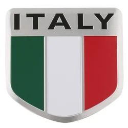 Italy Flag Car-styling accessories Emblem stickers For Decal 3D Aluminum Italy car Sticker