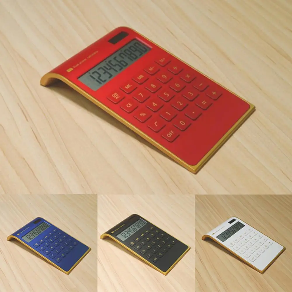 New Desktop Calculator Dual Power Handheld Desktop Calculator with Large LCD Display Big Sensitive Button Commercial Tool