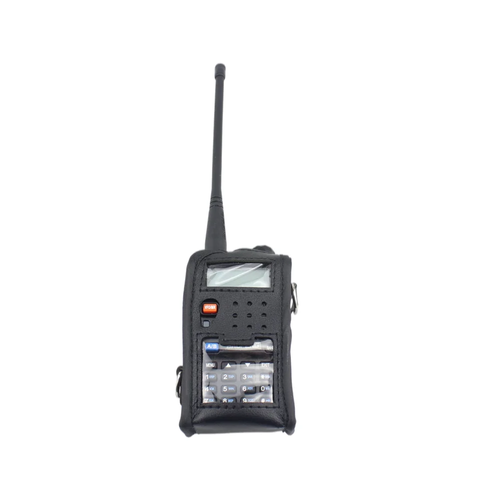 Sprech leder soft shell schutzhülle ist geeignet für Baofeng UV 5R tragbare ham radio uv-5r uv-5ra plus uv-5re plus uv