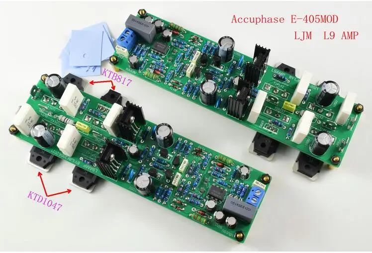 

Модифицированная версия усилителя мощности Accuphase E405, готовая плата