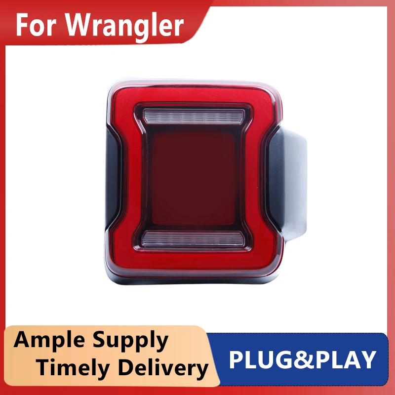 

Запчасти для задних фонарей автомобиля для Jeep Wrangler 2008-2021, задние фонари, светодиодный сигнал, парковка заднего хода FACELIFT