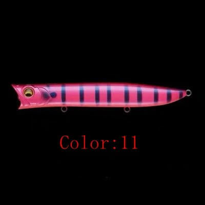 Ooi Guibo 70/85/105/115Mm Oppervlak Drijvende Popper Vissen Lokken 7/9.5/13.5/18G Topwater Kunstmatige Wobbler Voor Bass Harde Aas
