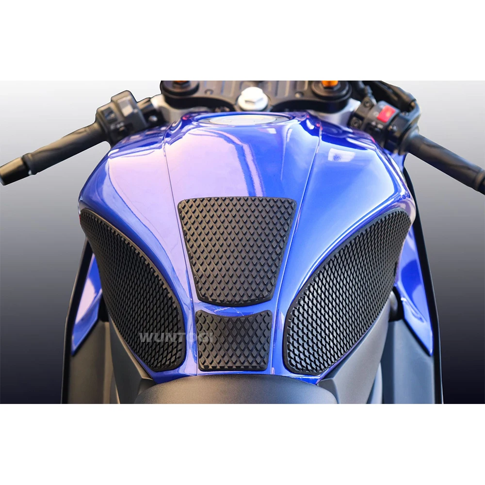 NEW R7 2021 Tank Pad For YAMAHA YZF R7 YZFR7 2021 2022 Snake Skin Tank Grips Tank Protector Fuel Tank Stickers Knee Grip Decals