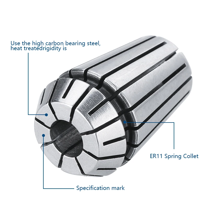 XCAN Spring Collet Chuck ER11-ER40 1-26mm ER Chuck for CNC Engraving Machine Lathe Milling Tool Holder