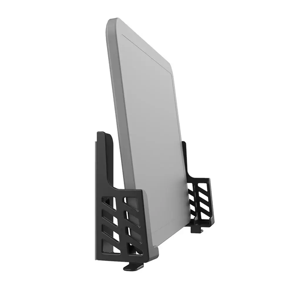 Tablet Wall Mount Stand Phone Holder For Ipad/ For Iphone Adjustable Viewing Angle Double-groove Compatible With E-reader Kindle