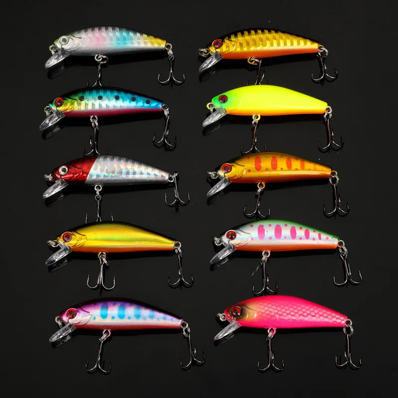 Señuelo minnow de hundimiento con anzuelo triple para lucio - imagen 2