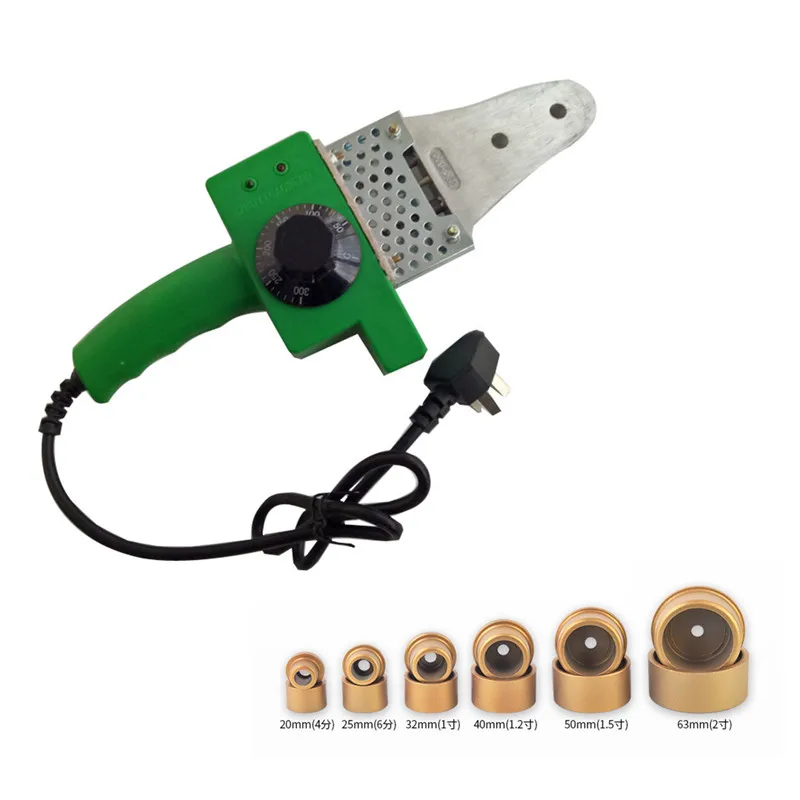 Electric Pipe Welding Machine Heating Tool Heads Set For PPR Plastic Tube Welder Hot Melt Machine Temperature Control 20-63mm