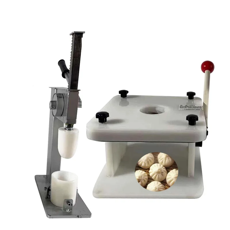 

Whole Set Baozi/Momo/Dumpling Forming Making Machine Manual Steamed Stuffed Bun Maker Dough Press and Cutting Machines