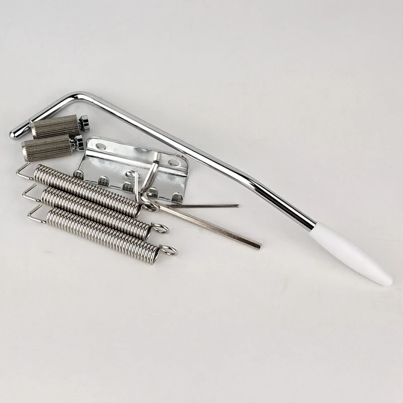 Wilkinson WOV06 Chrome Silver lizenzierte 2-Punkt-E-Gitarre im Vintage-Stil, Tremolo-Brücke für Strat- und Suhr-Gitarre – Detail 2