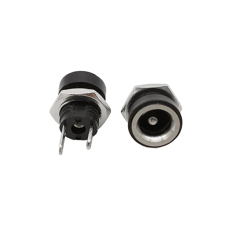 10Pcs/lot 5.5 x 2.1mm 5.5x2.5mm 3.5x1.3mm DC Power Supply Female Jack Connector DC-022B DC Socket 2 Legs Terminals