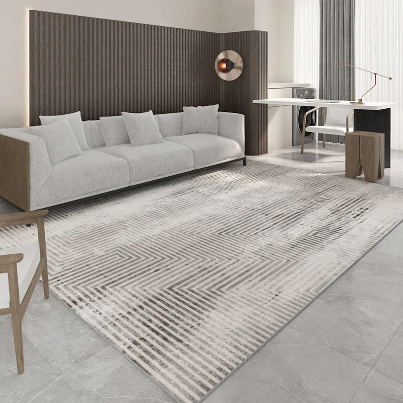 Geometric Fluffy Carpet Rug for Living Room Modern Bedroom Decor Large Soft Area Rugs  Home Floor Study Table Parlor Chair Mat