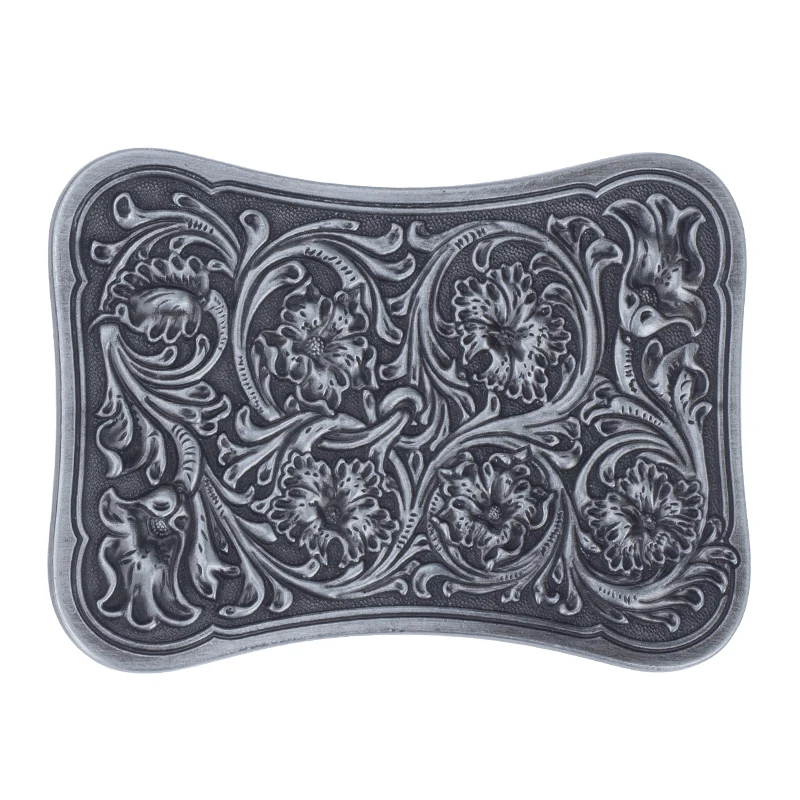 

Square Tang Ｇrass Alloy Belt Buckle Decorate