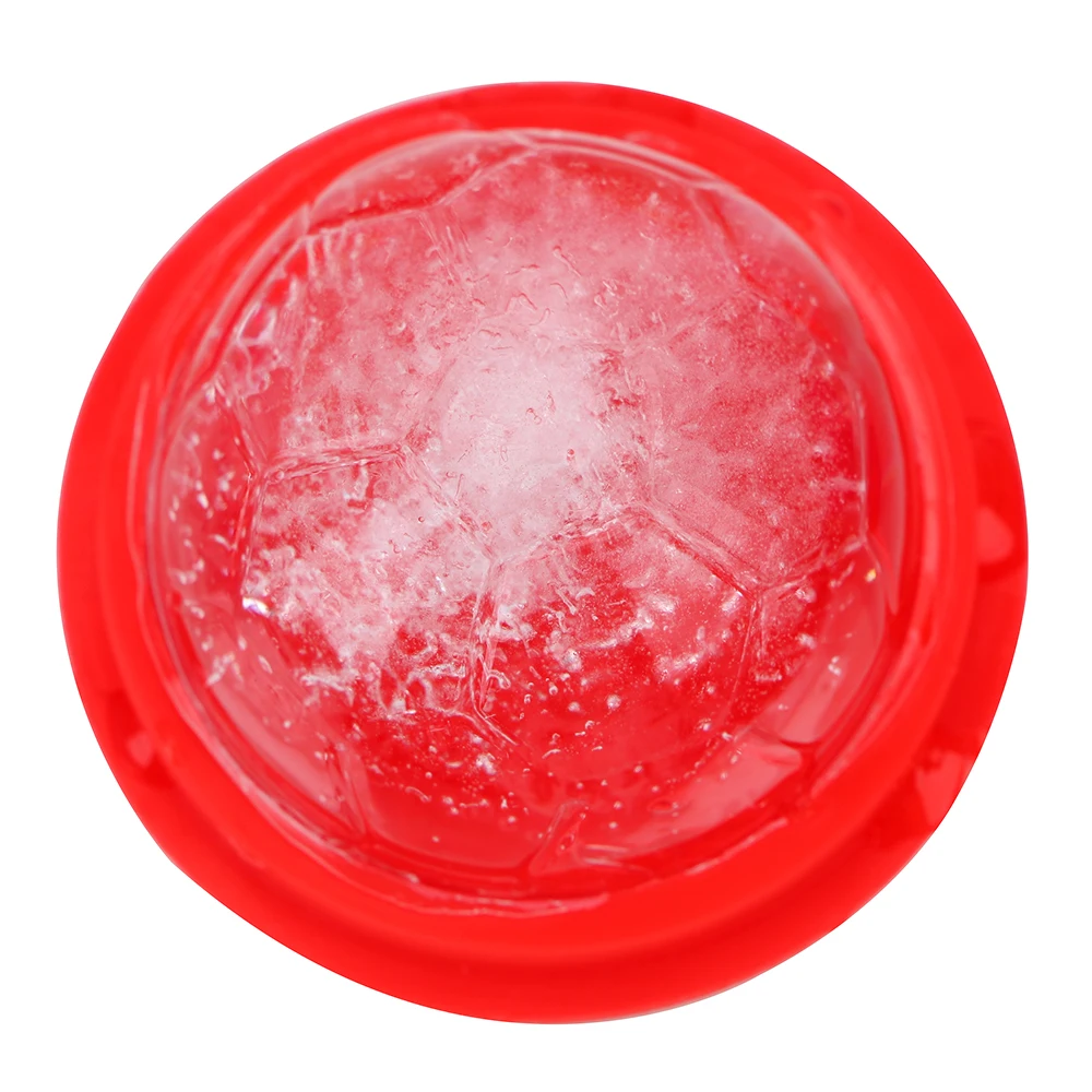 Fußball Einzigen Fall Backen Mold Ice Ball Maker Silikon Eis Formen Whisky Wein Cocktail Ice Cube Küche Backen Werkzeuge DIY