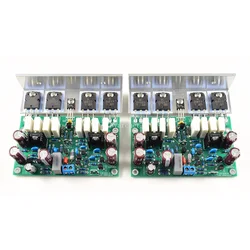 Nvarcher 2pcs HI-END L20 VER 10 Stereo Power Amplifier Finished Board 200W 8R With Angle Aluminum