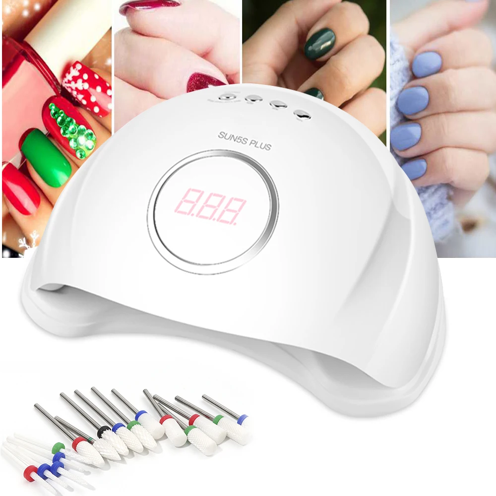 48W UV LED Lamp Gel Polish Curing Nail Dryer Smart sensor Quick-Drying 36 LED Beads Care Machine Nail Art Tools