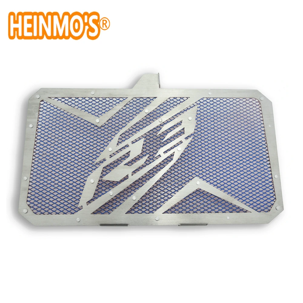 Para yamaha r3 radiador guarda capa grill radiadores de aço inoxidável moldura protetor para yamaha yzf r3 abs 2015 2016 2017 2018