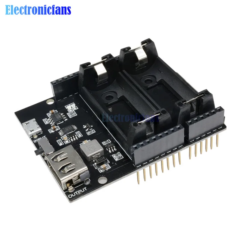 Dual 18650 Lithium-Batterie-Shield V8 Micro-USB-Powerbank-Modul 3V1A 5V 3A für Raspberry Pi Wifi ESP8266 ESP32 Ladevorrichtung – Detail 30