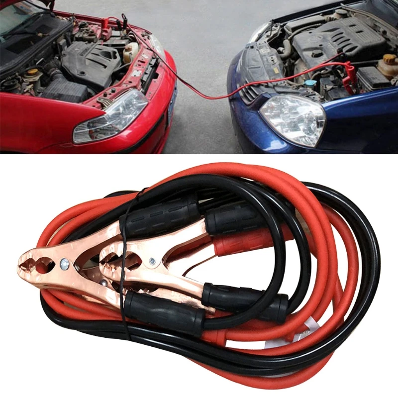 500A Car Power Charging Booster Cable Alligator Clamp Battery Jumper Wires Car Emergency Accessories Auto Parts Y5GF