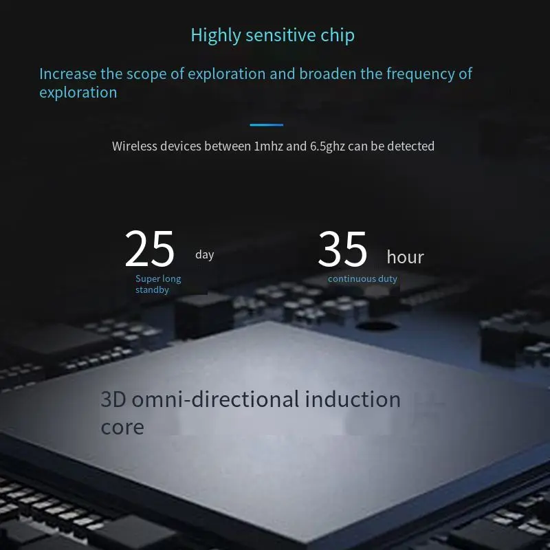 K68 Anti Spy Cam Wireless RF Signal Detector Bug GSM GPS Tracker Hidden Camera Eavesdrop Device Military Professional Finder Det