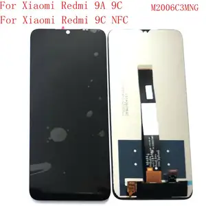 Bilashmart Xiaomi Redmi 9A 9C 9C NFC Lcd Screen Display Touch Glass DIgitizer redmi9a Replacement Parts M2006C3MNG