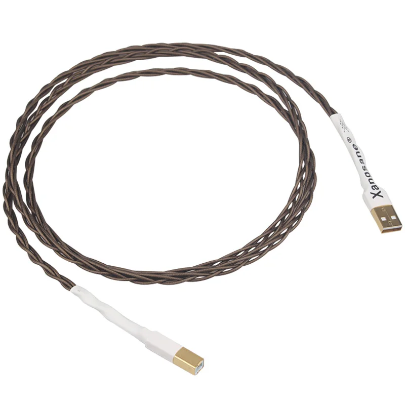 

Hi FI Odin OCC interconnect USB cable with A to B plated gold connection USB audio digital cable