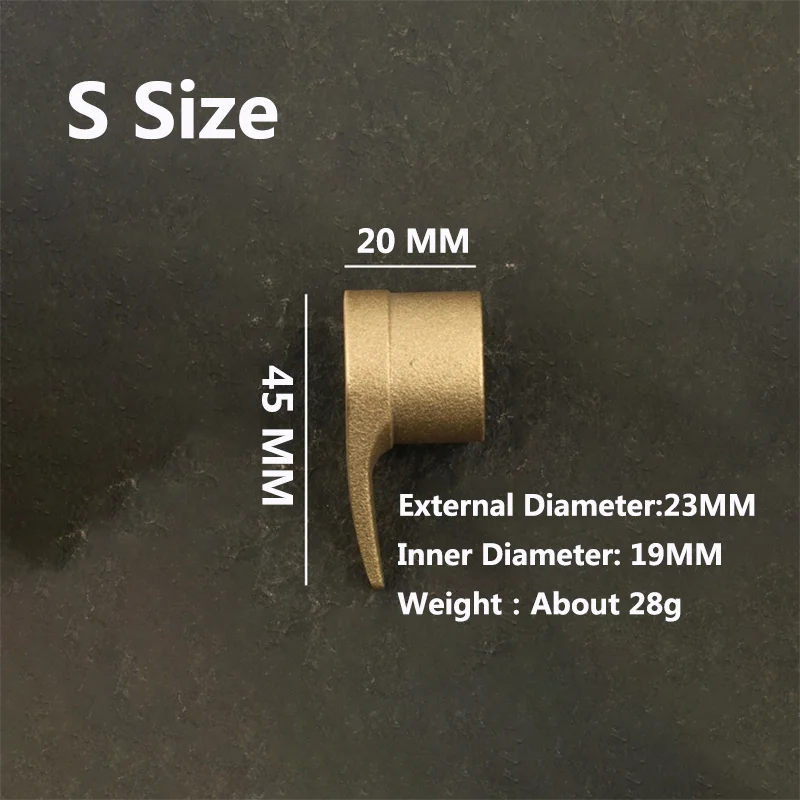 Imagem -05 - Peça de Bronze Cnc Feito sob Encomenda Faca Lidar com Guarda Mão Proteger Facas Faça Você Mesmo Fazendo Acessórios Dedo Reforçar Peças Fundição Embrião 1
