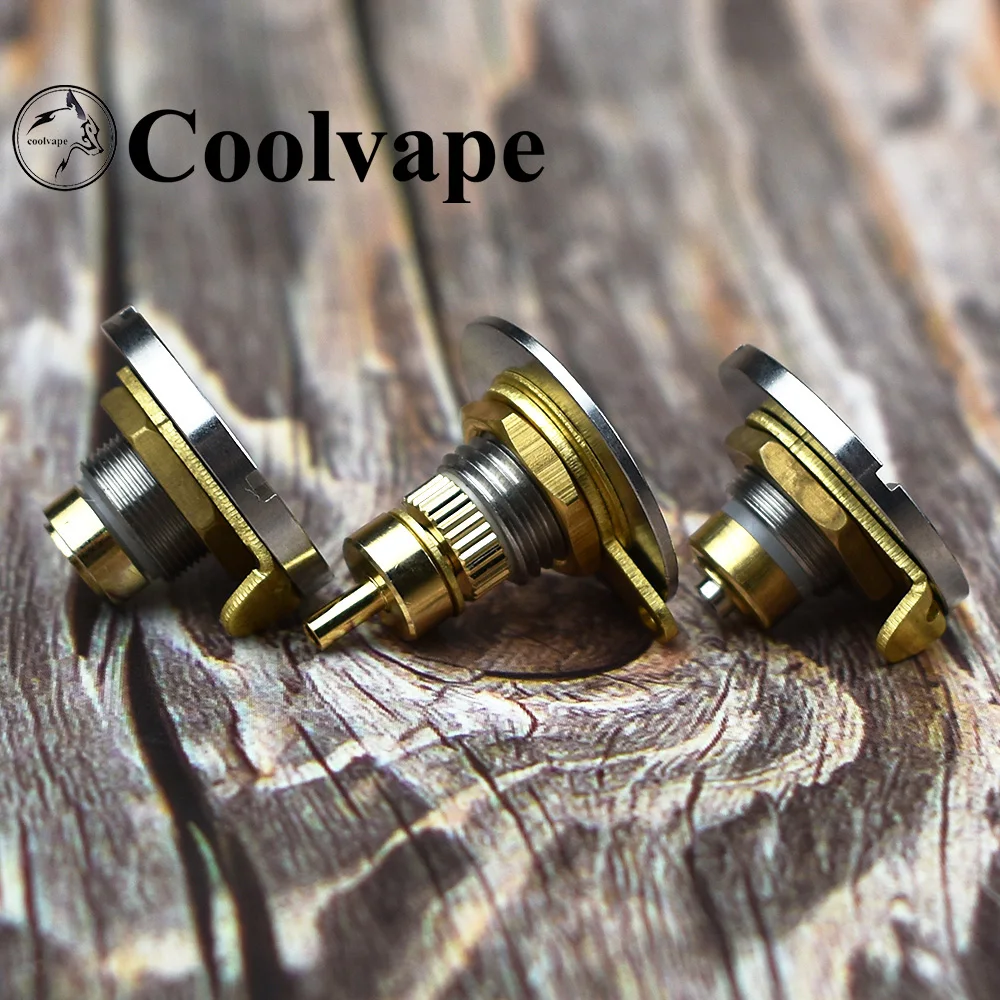coolvape Connettore fai-da-te Connettore 510 caricato a molla con perno flottante per sigarette elettroniche meccaniche vape THC Tauren Mech Mod