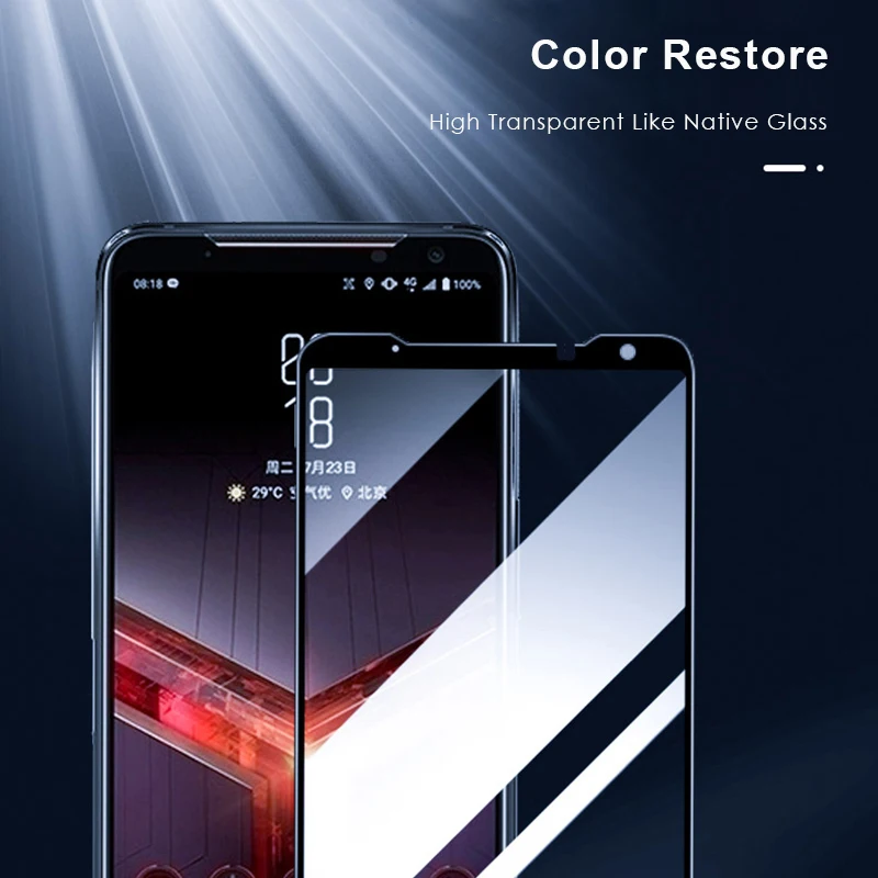 Safety protective Glass for Asus Rog Phone 3 ZS661KS Oleophobic Screen Protector For ROG Phone 3 Strix Tempered Glass Film