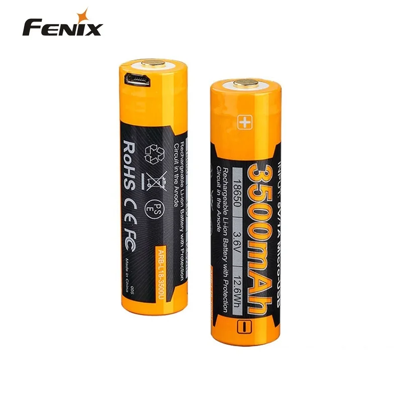 Fenix ARB-L18-3500U USB Charging 3500mAh 18650 Rechargeable Li-ion Battery