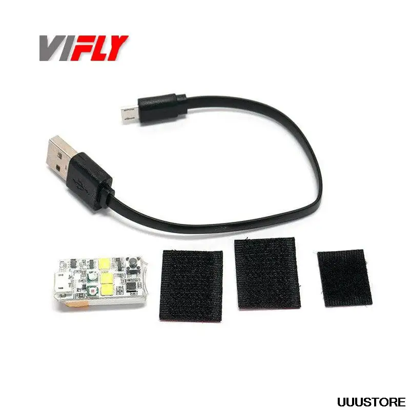 VIFLY luce stroboscopica anticollisione 5*3W LED ad alta intensità 3 + miglia visibilità per DJI Mavic RC aeroplano FPV LR4 LR5 LR7 droni