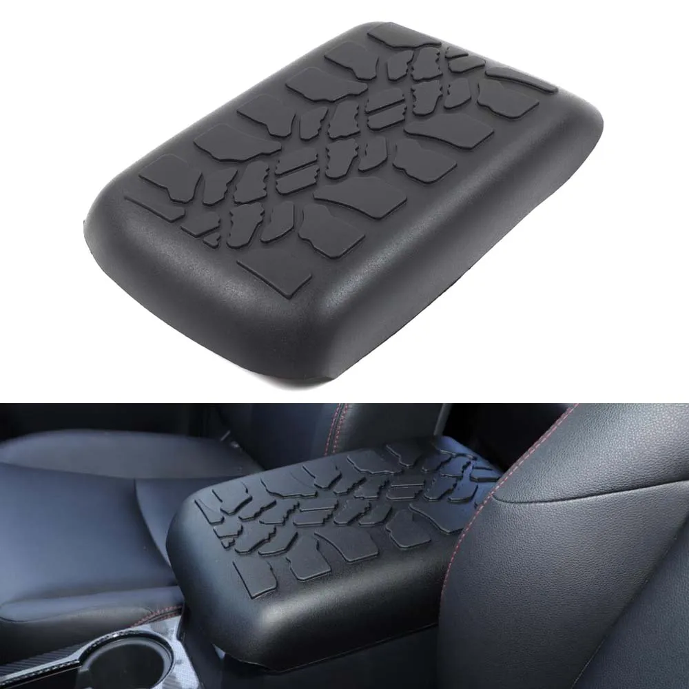 For Toyota 4Runner 2017+ Car Armrest Storage Box Rubber Pad Cover Interior Car Accessories