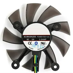 75MM FD8015U12S DC12V 0.5AMP 4PIN Cooler Fan For GTX 560 GTX550Ti HD7850 Graphics Video Card Cooling Fans