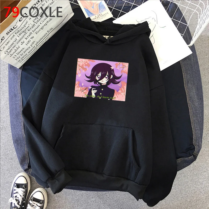 Hot Japanese Anime Danganronpa Hoodies Men Kawaii Hip Hop 90s Harajuku Nagito Komaeda Streetwear Ouma Kokichi Sweatshirts Male