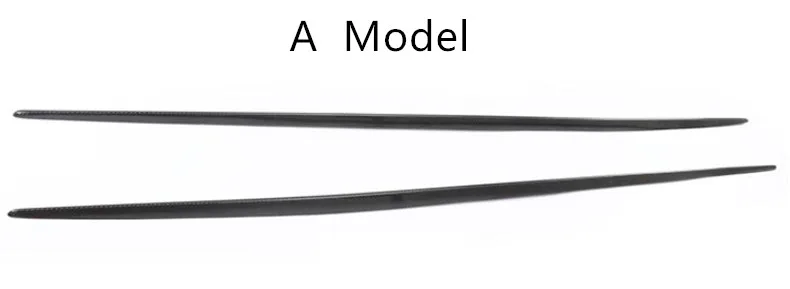 Carbon Fiber Side Skirt Lip Spoiler For Mercedes-Benz C Class W205 C180 C200 C260 C300 2015-2019 Auto Modification Spoilers