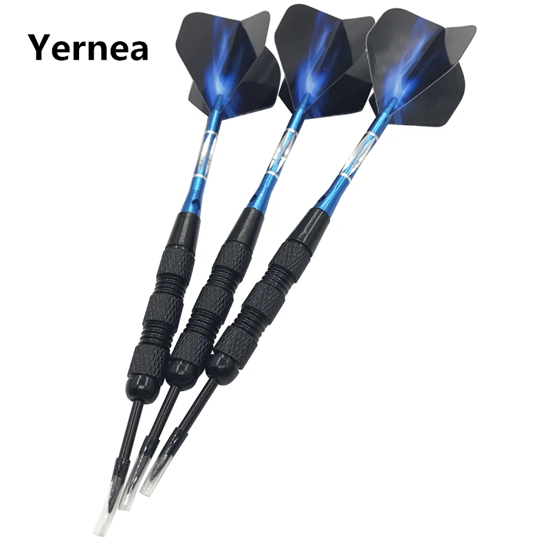 3Pcs Steel Tip Darts Accessories 20g Indoor Sports Entertainment Dart Flights Blue Aluminium Alloy Darts Shafts Flight Dardos