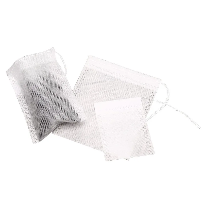 500pcs/1000pcs Teabags 5x7cm to 20x25cm Empty Tea Bags Food Grade Non-woven Fabric Spice Filters Teabags