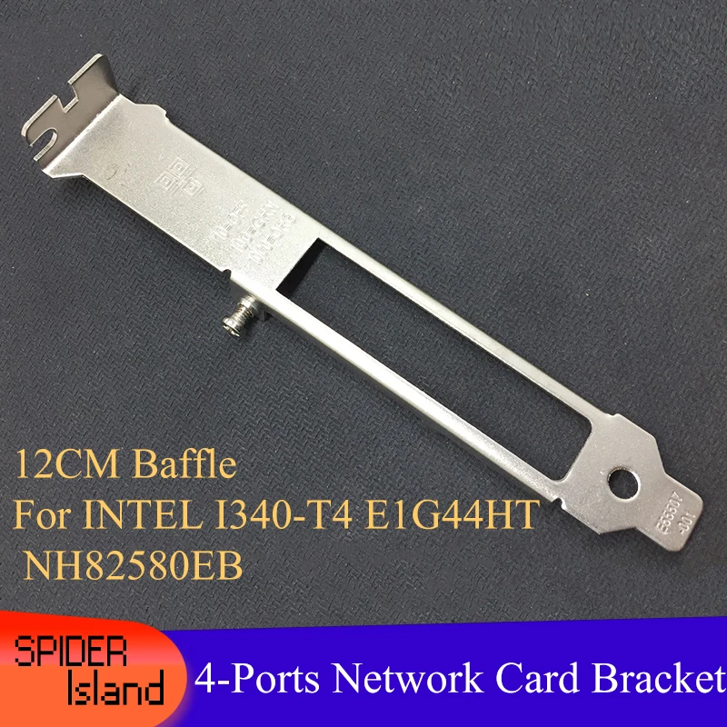 

30pcs / 50pcs Bracket EXPI9402PTBLK 9402PT Dual-port PCI-E Gigabit Network Card Bezel Full height 12cm Baffle